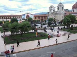 Plaza de Armas en Huancayo.