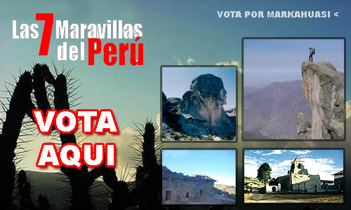 Vota por las 7 maravillas del Perú
